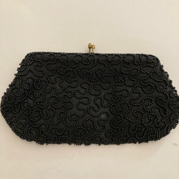 Vintage Walborg beaded clutch with kiss lock - Picture 2 of 8